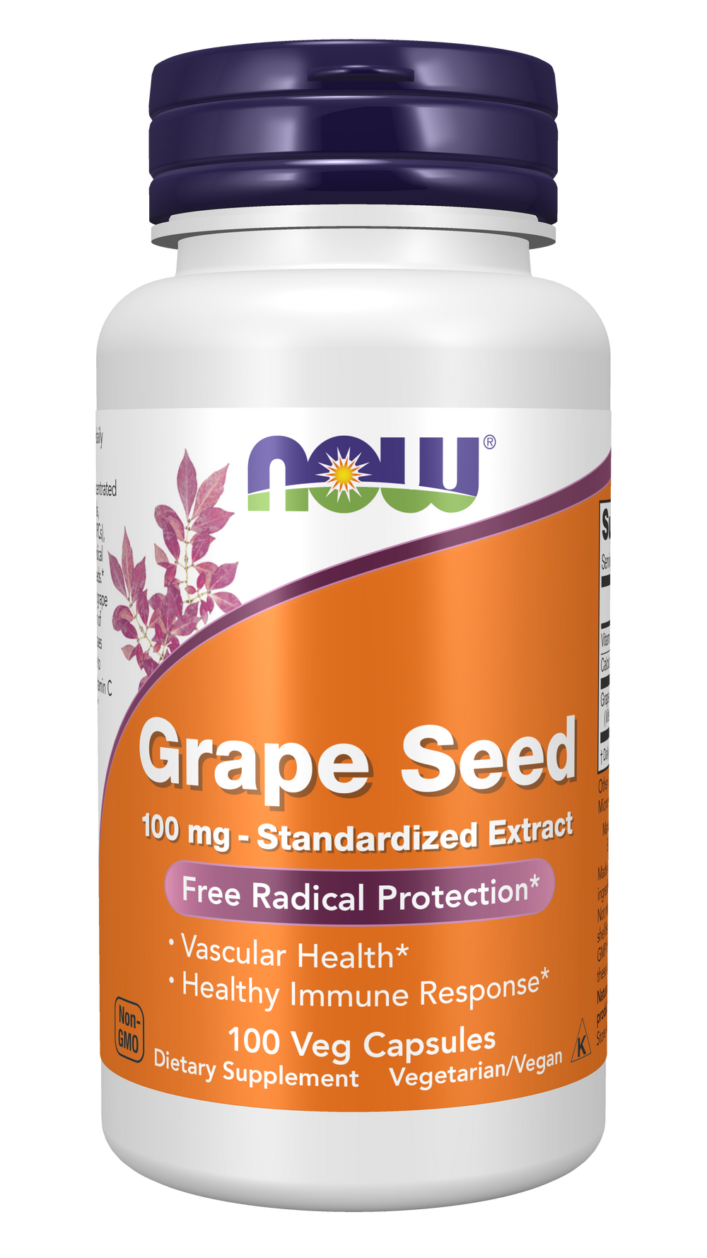 NOW Foods Grape Seed - 100 Veg Capsules