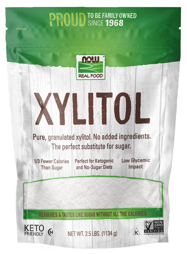 NOW Foods Xylitol Organic 2.5 lbs