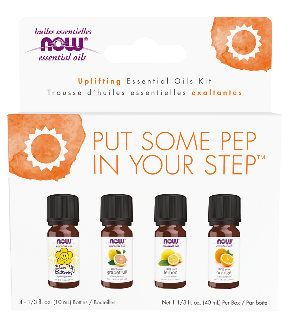 NOW Foods Put Some Pep in Your Step Essential Oils Kit