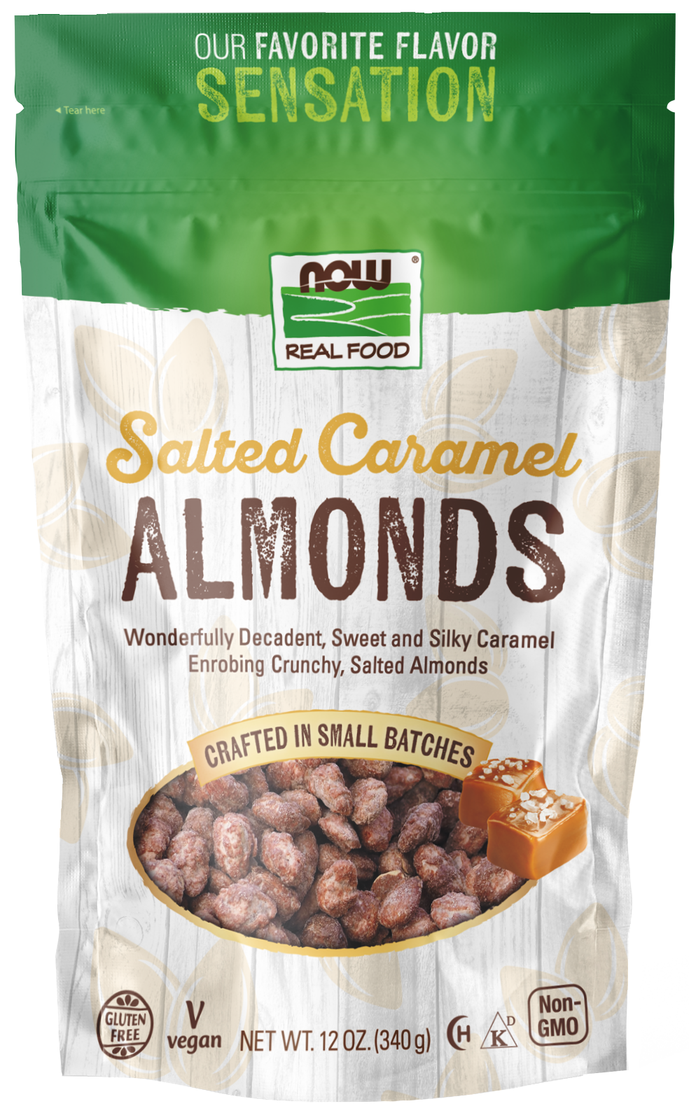Now Foods Salted Caramel Almonds