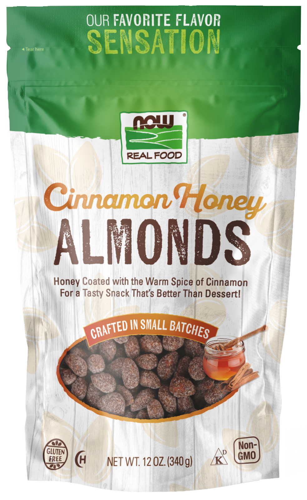 Now Foods Cinnamon Honey Almonds Dr