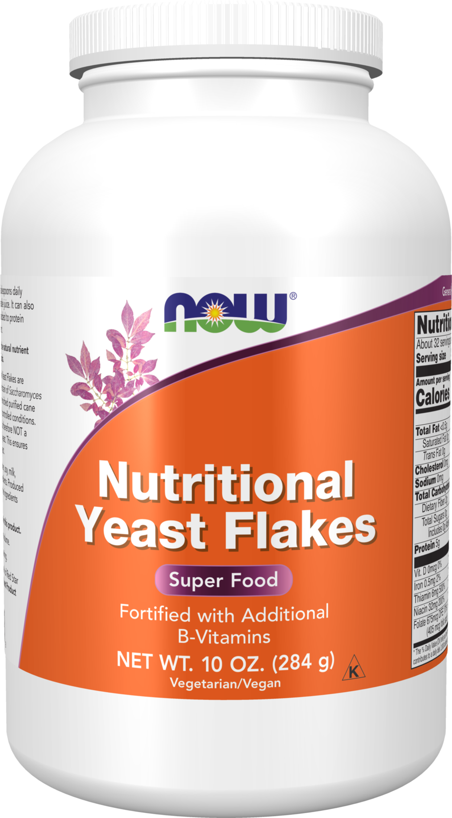 NOW Foods Nutritional Yeast Flakes - 10 oz.