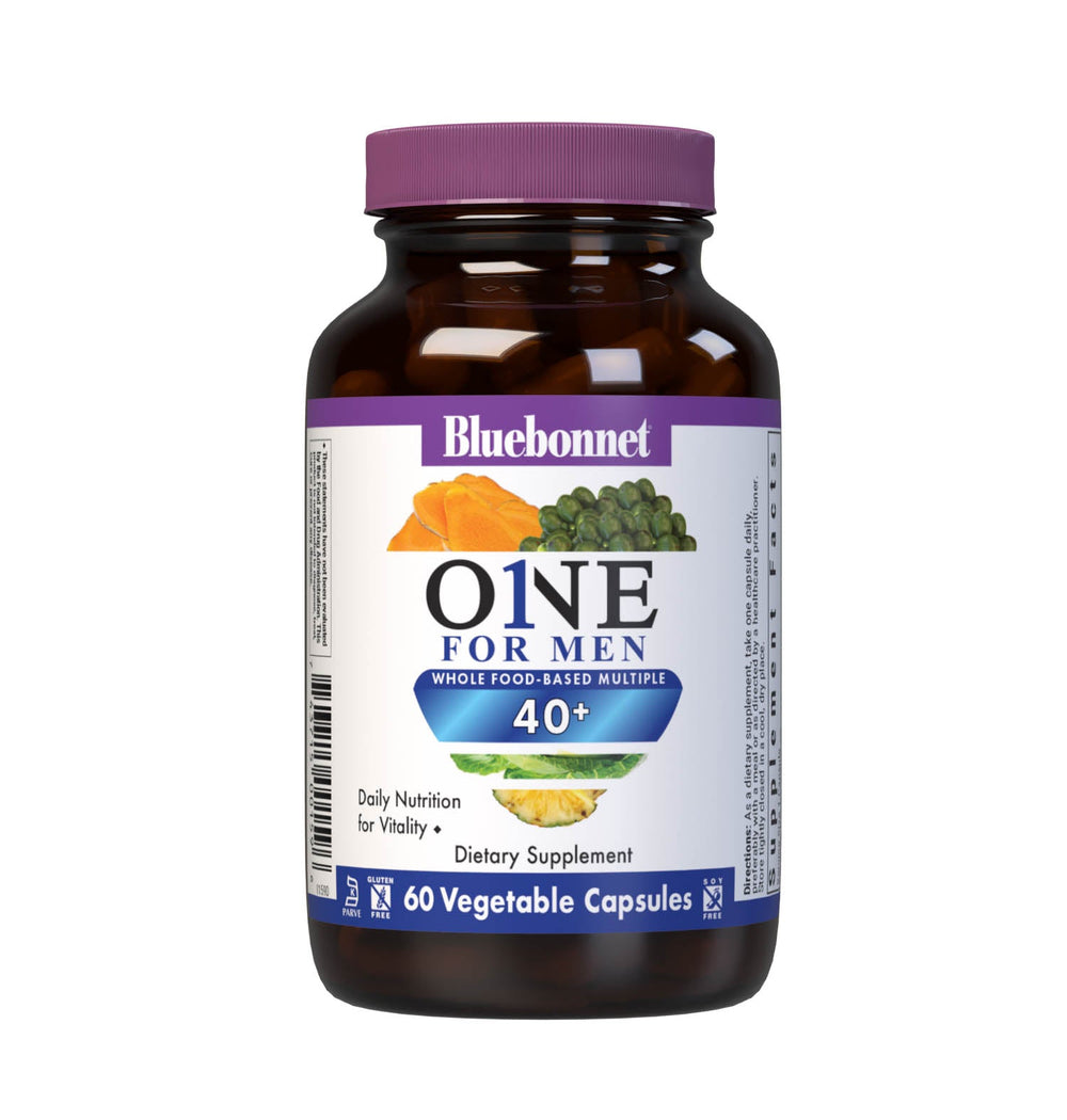 Bluebonnet Mens One 40+, front of bottle