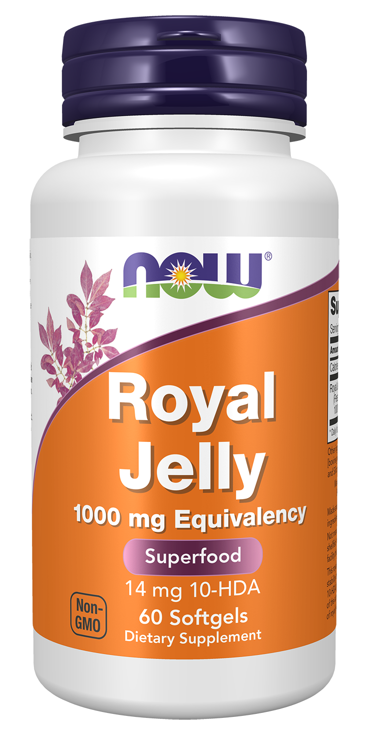 NOW Foods Royal Jelly 1000 mg - 60 Softgels