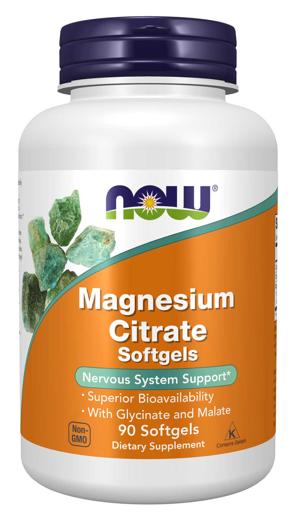 NOW Foods Magnesium Citrate - 90 Softgels