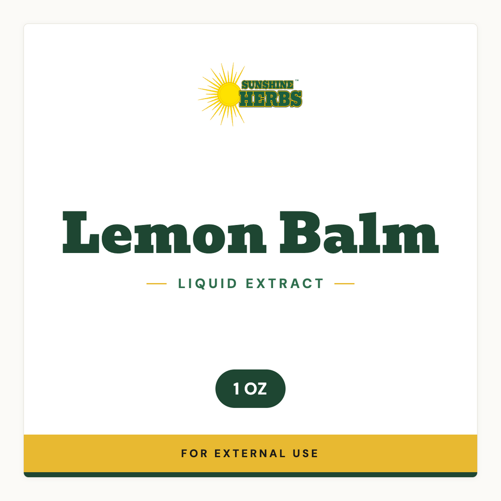 Lemon Balm 1 OZ