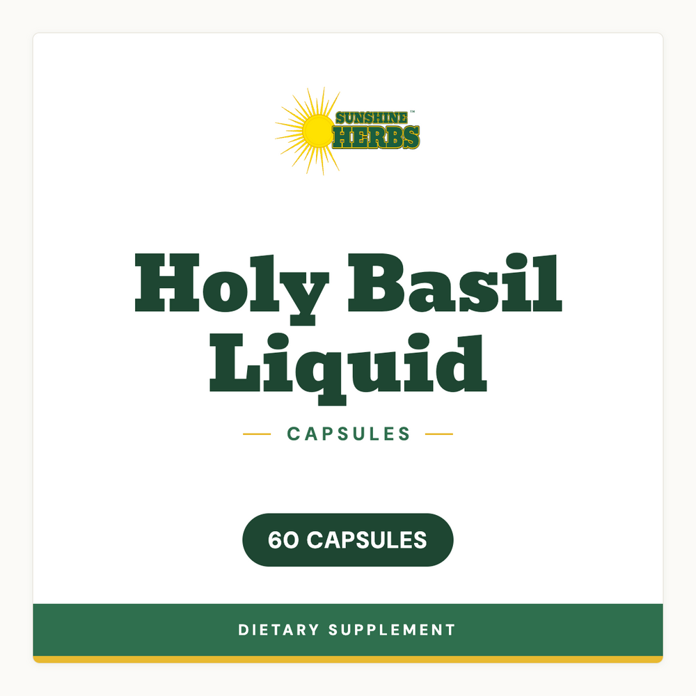 Holy Basil Liquid 60 CAPSULES