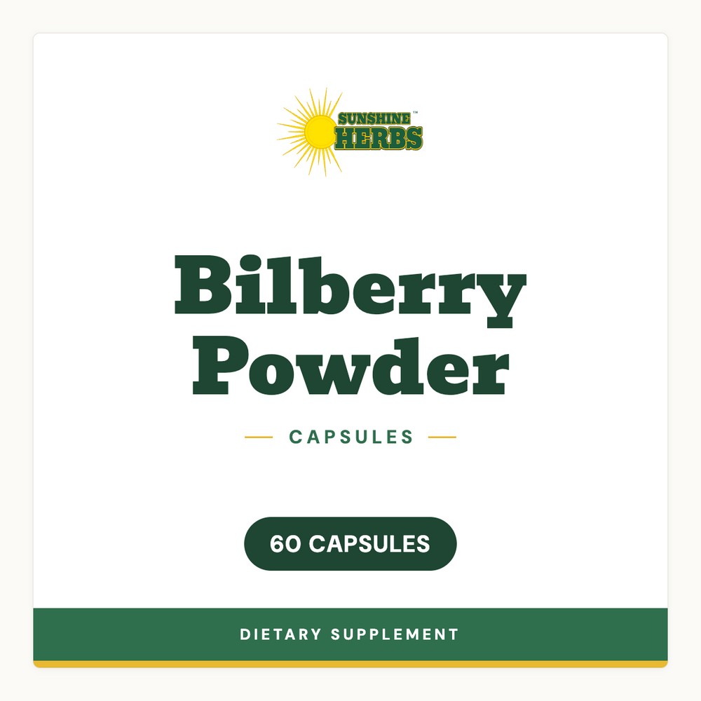Bilberry Powder 60 CAPSULES