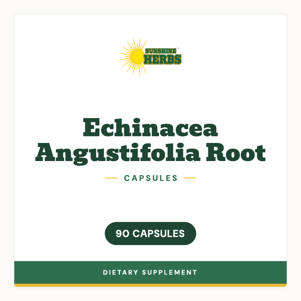 Echinacea Angustifolia Root 90 CAPSULES