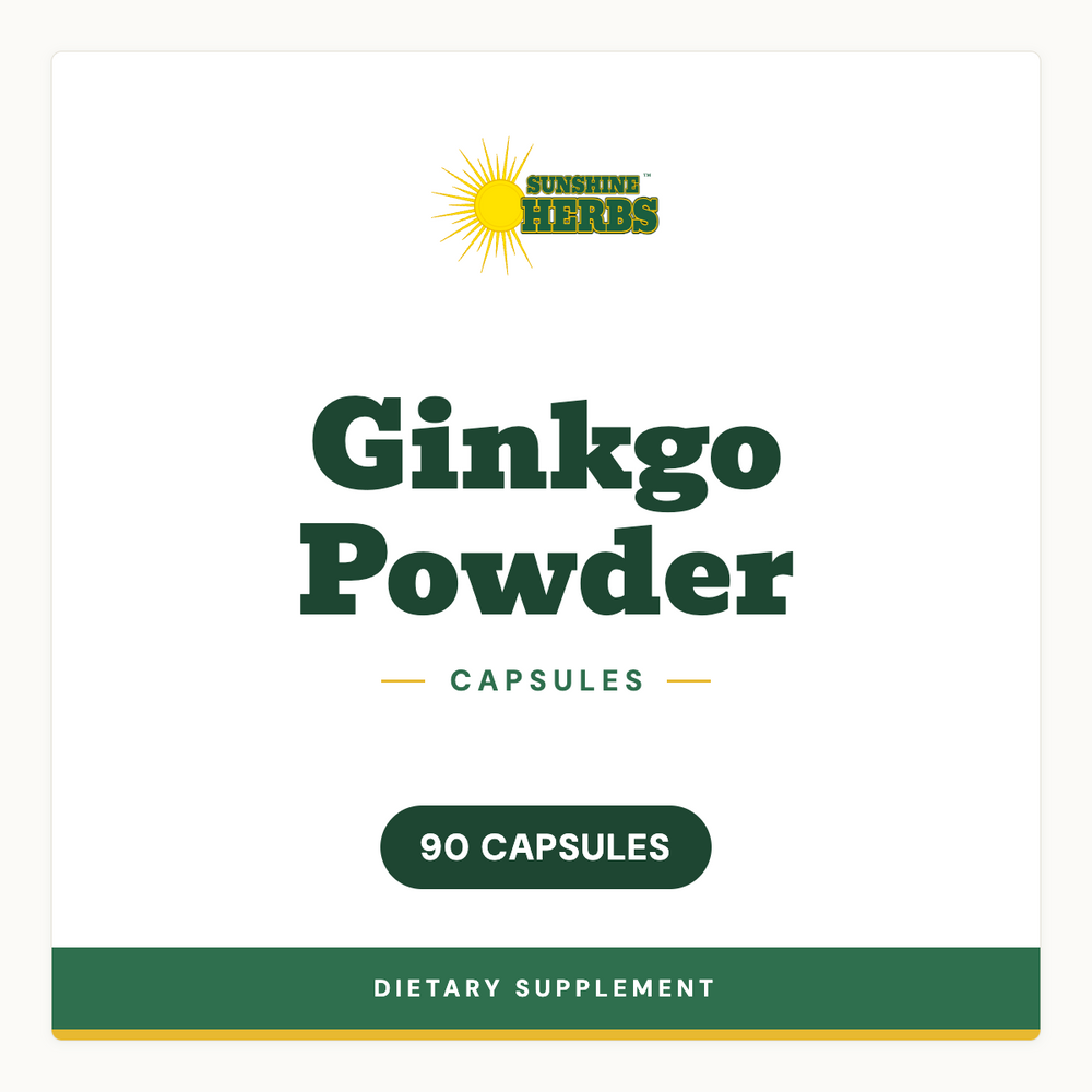 Ginkgo Powder 90 CAPSULES