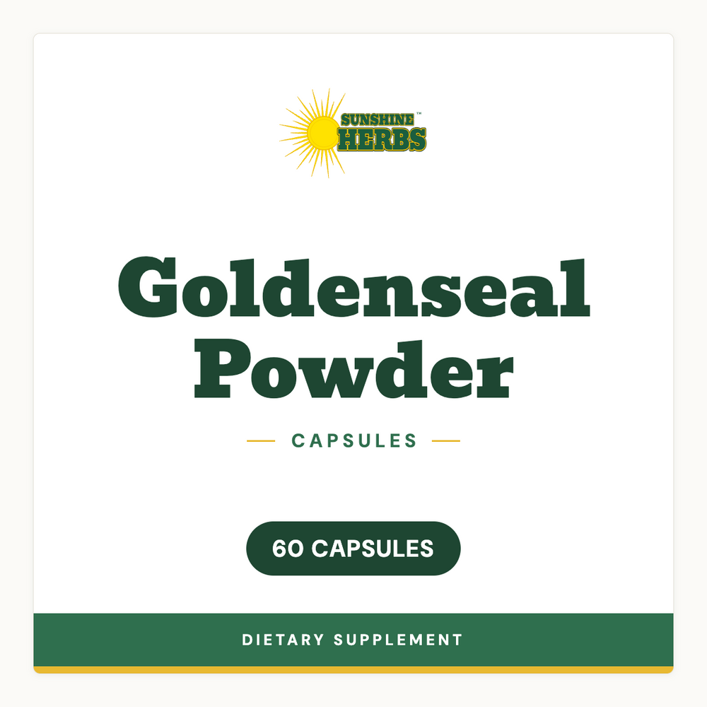 Goldenseal Powder 60 CAPSULES