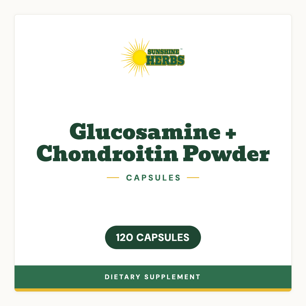 Glucosamine + Chondroitin Powder 120 CAPSULES