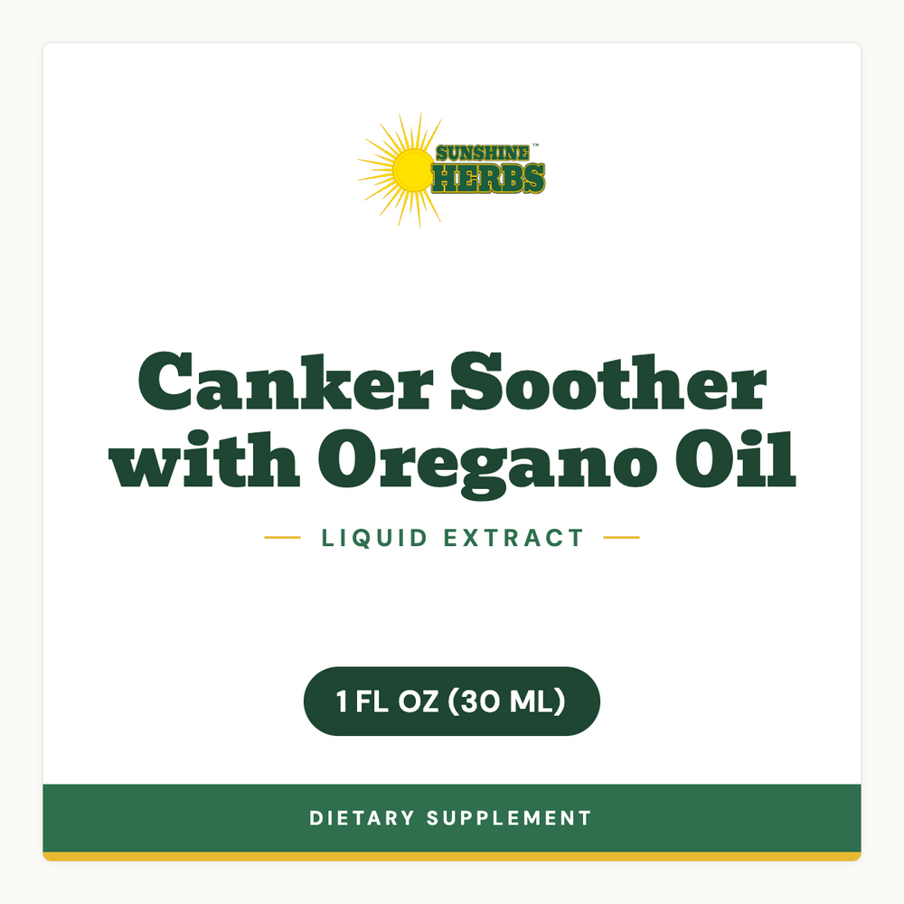 Canker Soother with Oregano Oil 1 FL OZ (30 ML)
