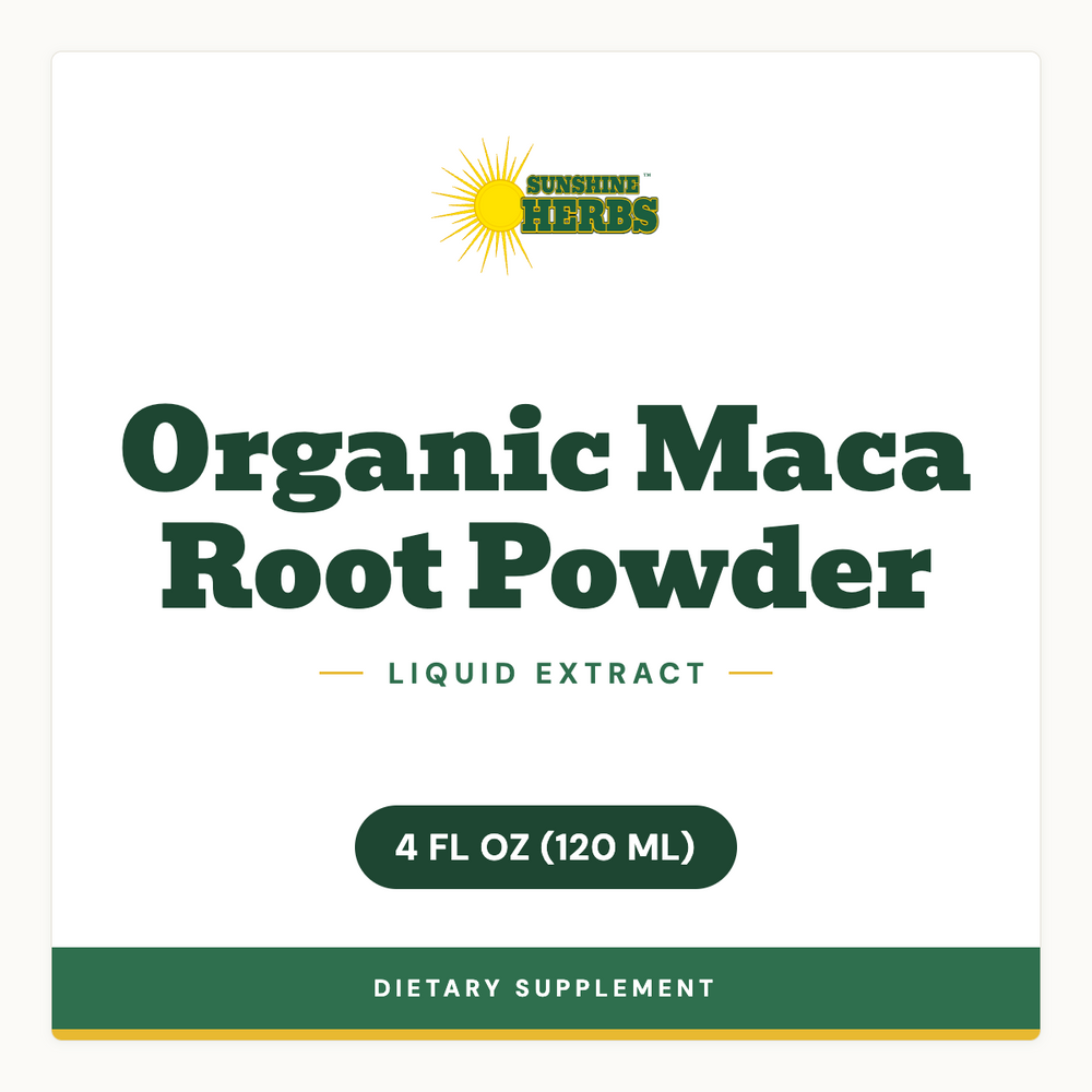 Organic Maca Root Powder 4 FL OZ (120 ML)