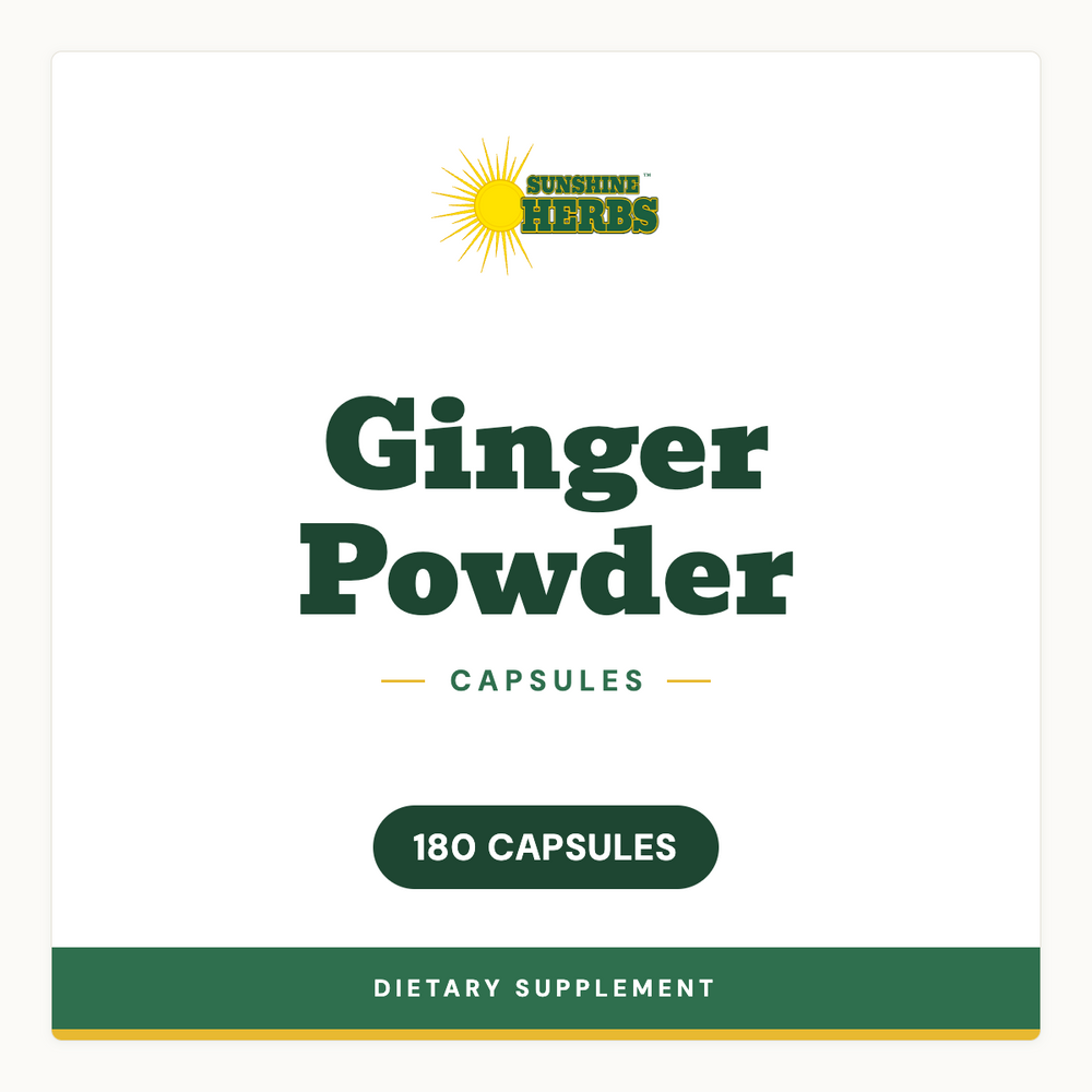 Ginger Powder 180 CAPSULES
