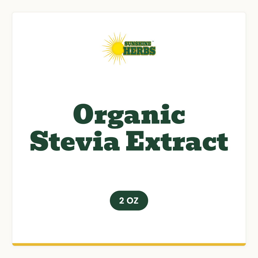 Organic Stevia Extract 2 OZ