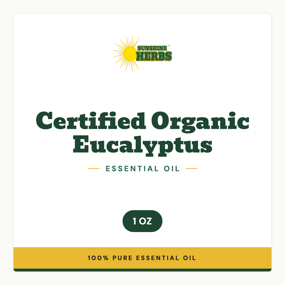 Certified Organic Eucalyptus 1 OZ