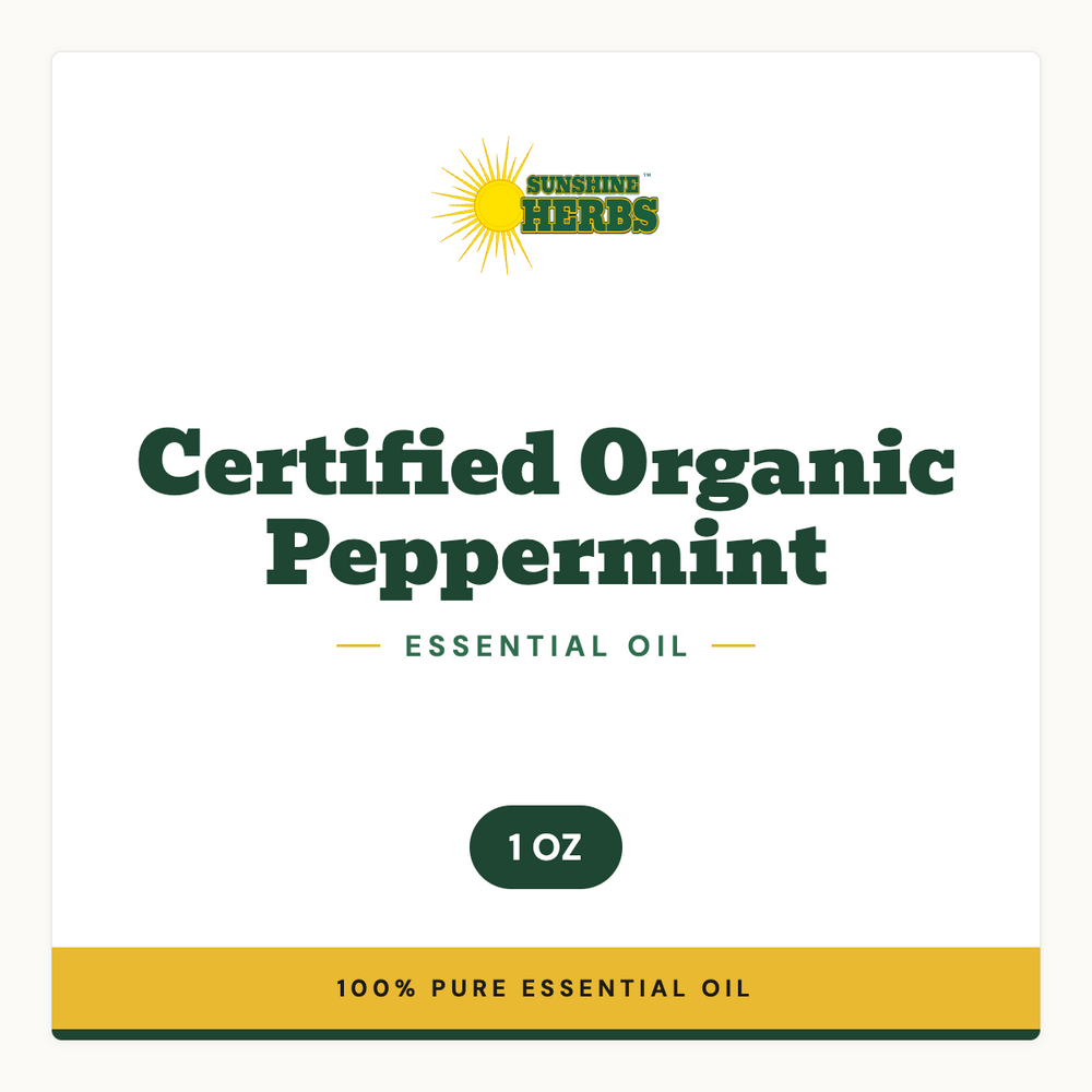 Certified Organic Peppermint 1 OZ