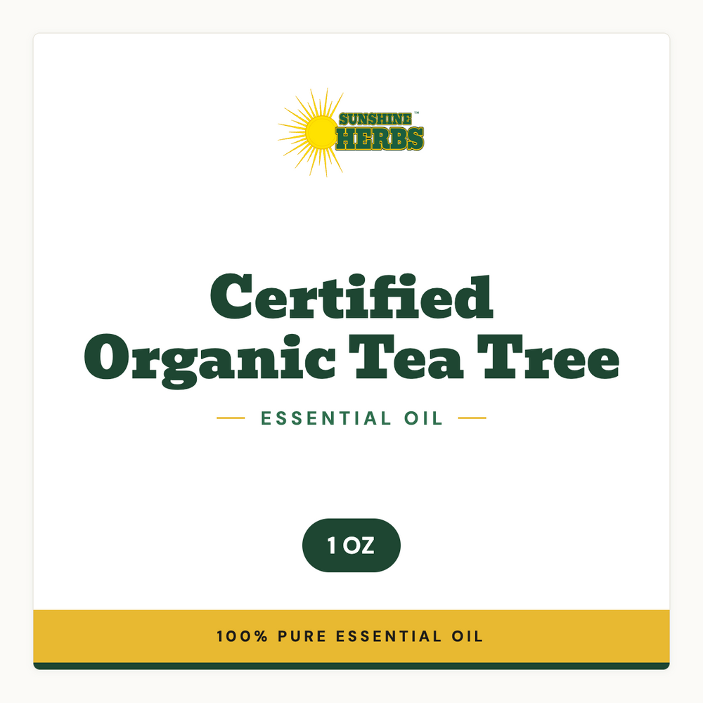 Certified Organic Tea Tree 1 OZ