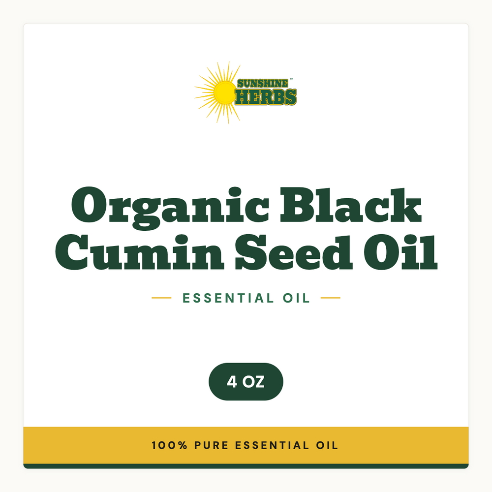 Organic Black Cumin Seed Oil 4 OZ