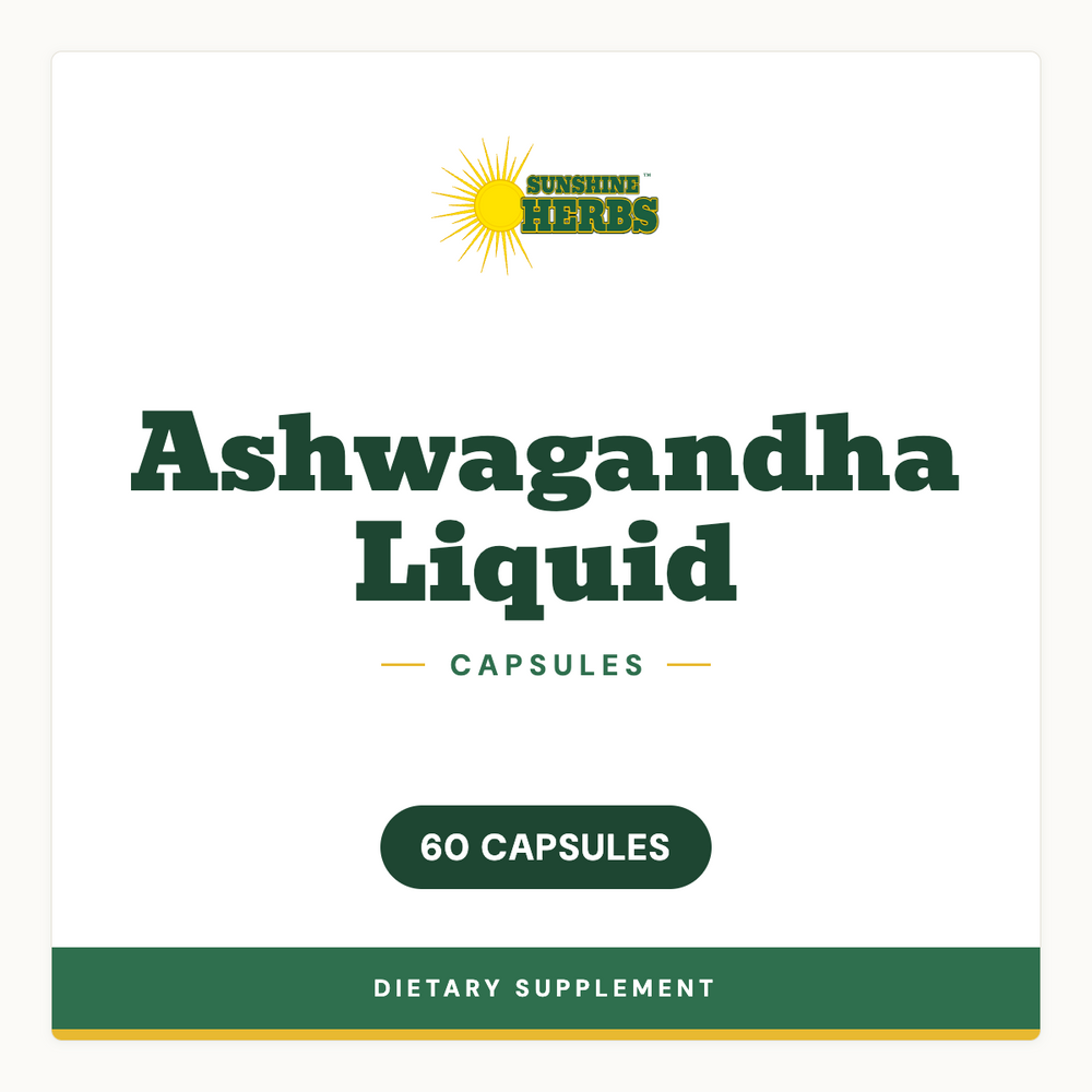 Ashwagandha Liquid 60 CAPSULES