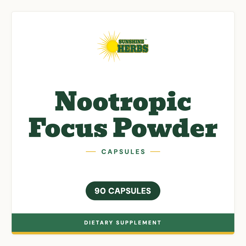 Nootropic Focus Powder 90 CAPSULES