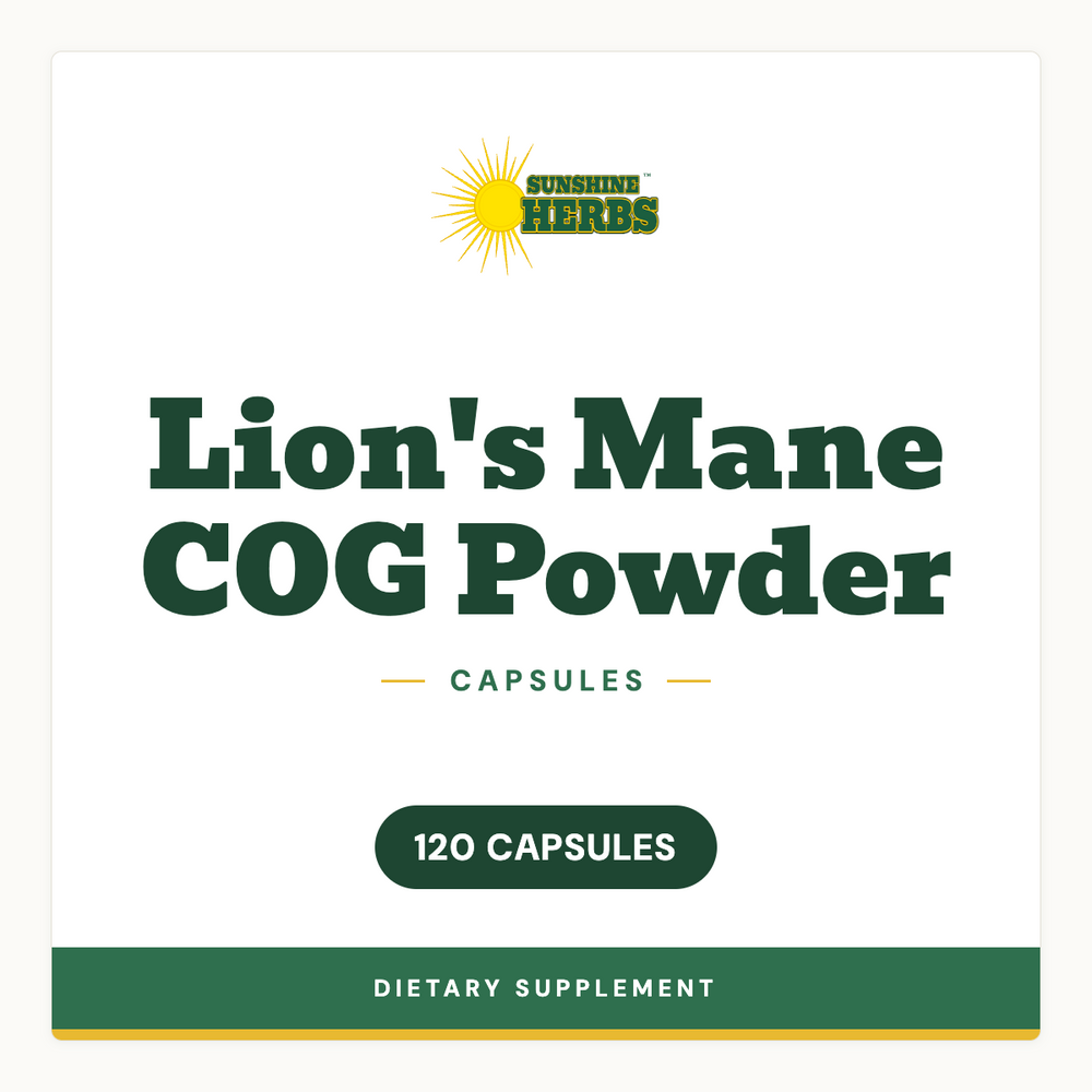 Lion's Mane COG Powder 120 CAPSULES