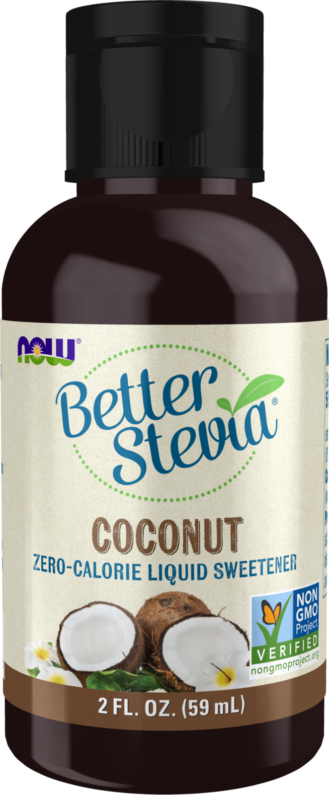 NOW Foods BetterStevia Liquid, Coconut - 2 fl. oz.