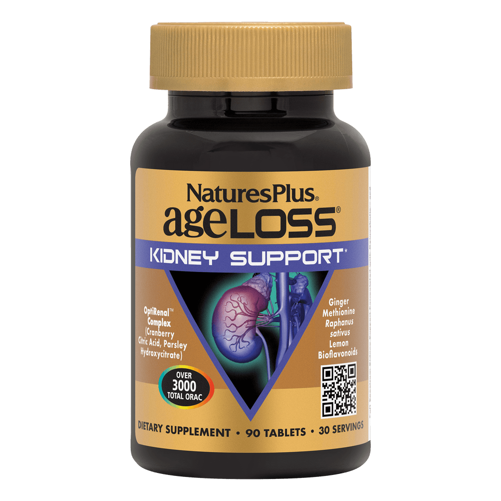 NaturesPlus AgeLoss Kidney Support Tablets