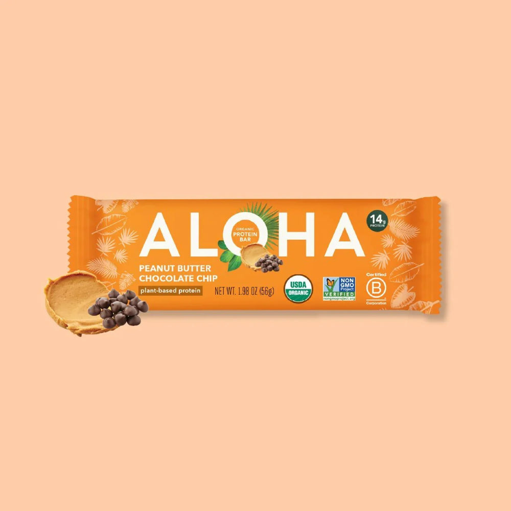 Aloha Peanut Butter Chocolate Chip Protein Bar