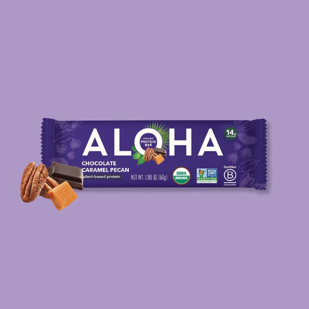 Aloha Chocolate Caramel Pecan Protein Bar