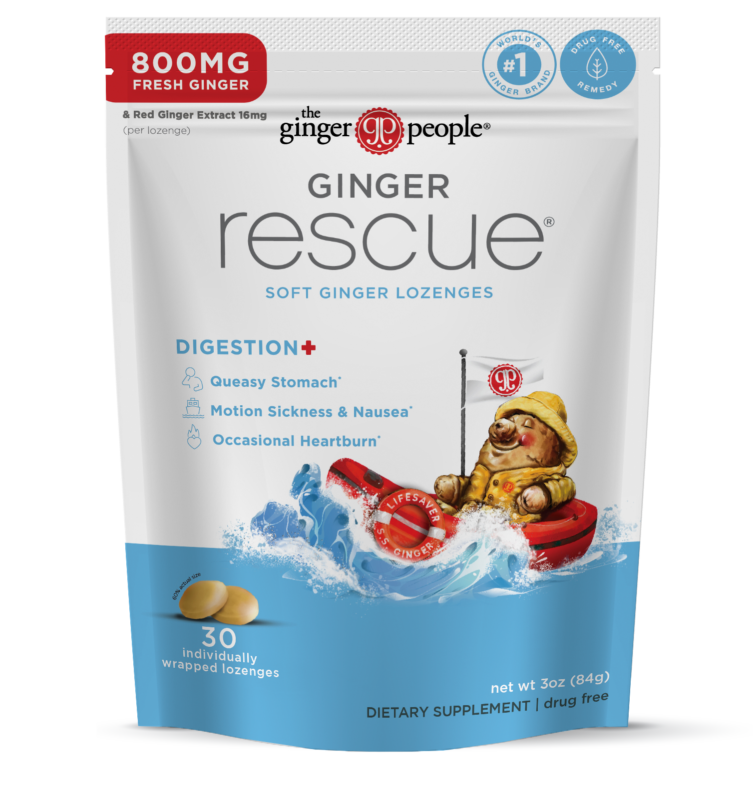 The Ginger People Ginger Rescue Soft Chewable Ginger Lozenges