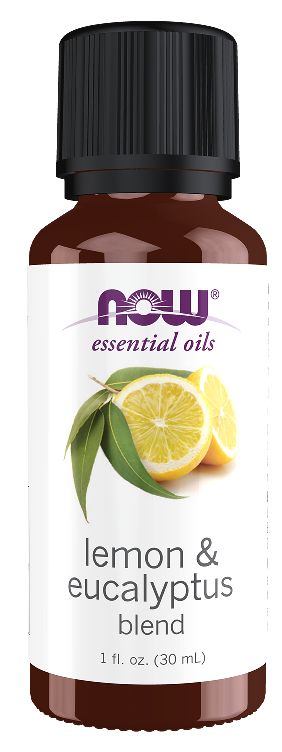 NOW Foods Lemon and Eucalyptus Oil Blend - 1 fl. oz.