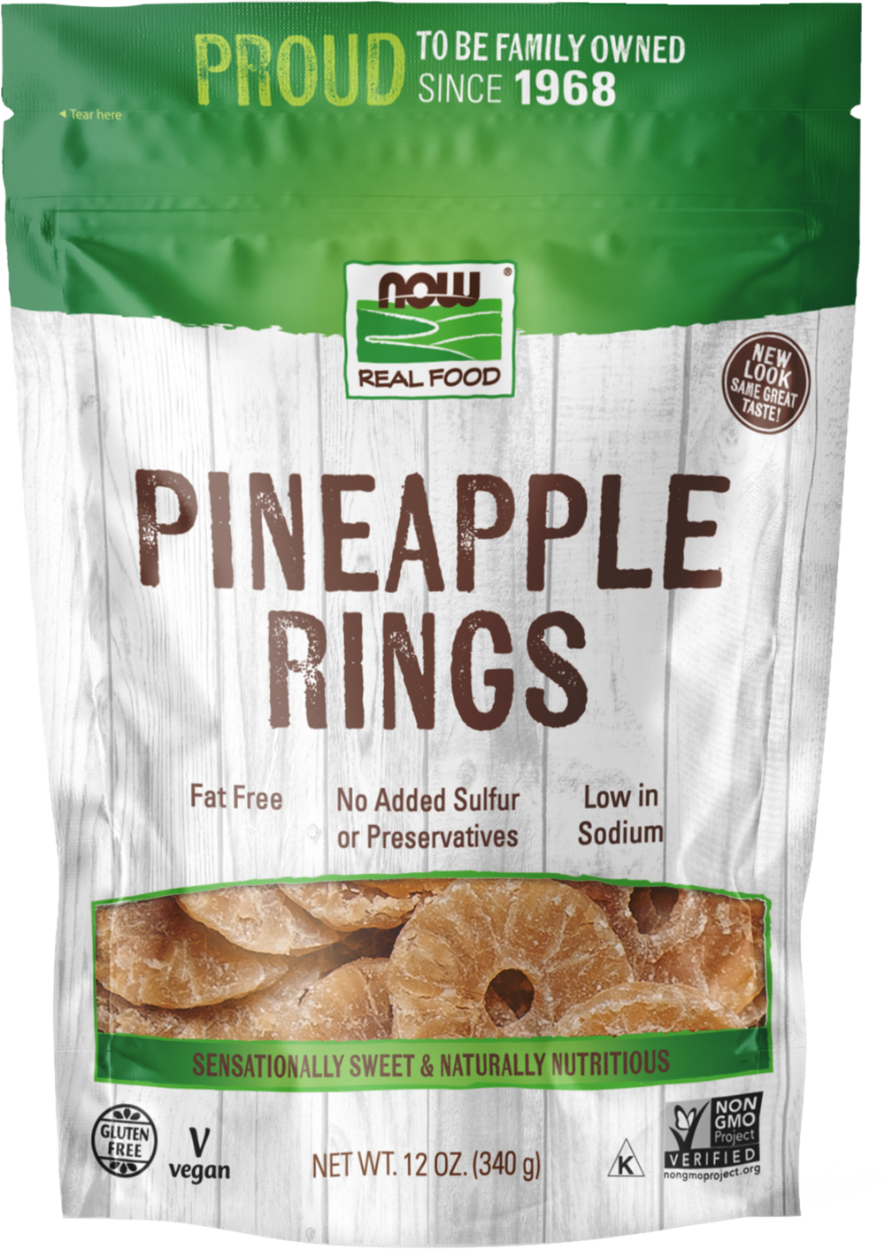 NOW Foods Pineapple Rings - 12 oz.