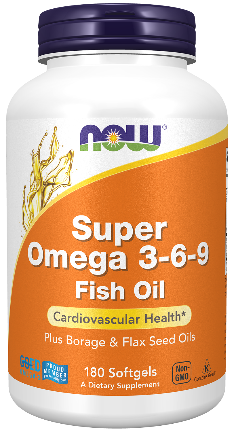 NOW Foods Super Omega 3-6-9 - 180 Softgels