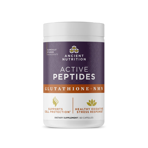 Ancient Nutrition ACTIVE PEPTIDES - CAPSULE - GLUTATHIONE + NMN - 60CT