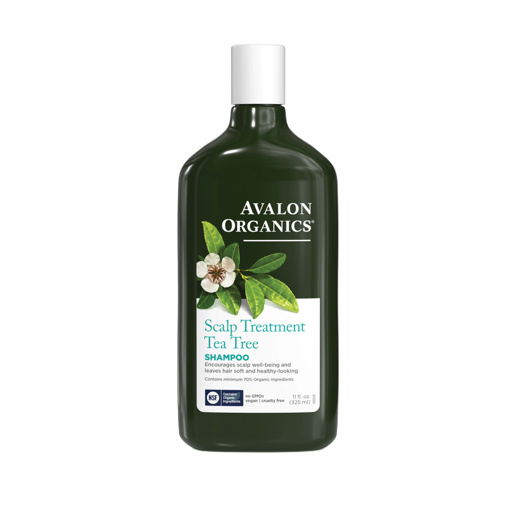 Avalon Organics Scalp Treatment Tea Tree Shampoo 11 oz