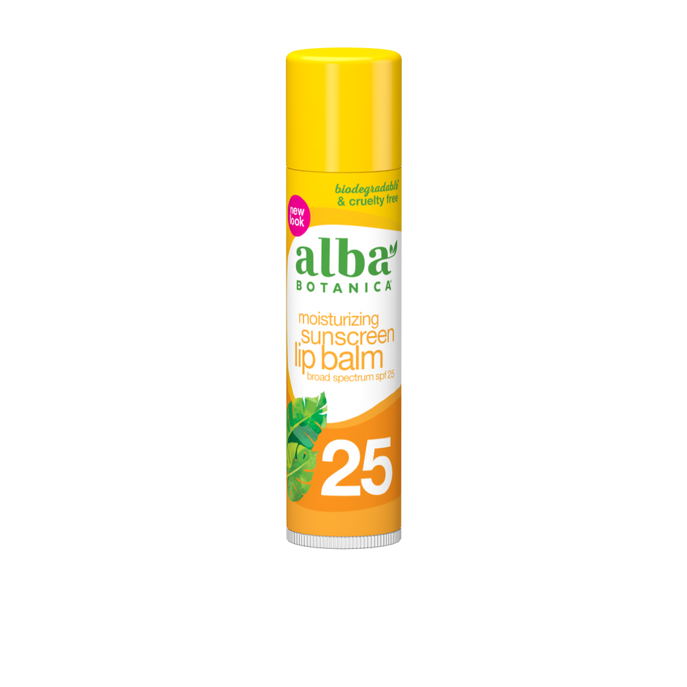 Alba Botanica Moisturizing Sunscreen Lip Balm SPF 25