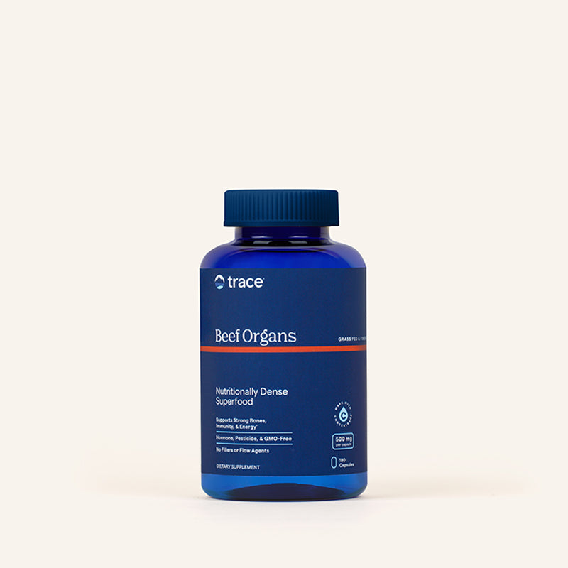 Trace Minerals Research Beef Organ Capsules 500 mg