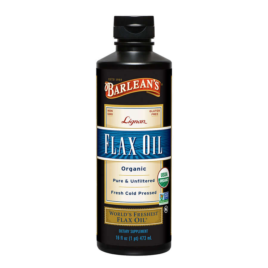 Barleans Lignan Rich Flax Oil Organic