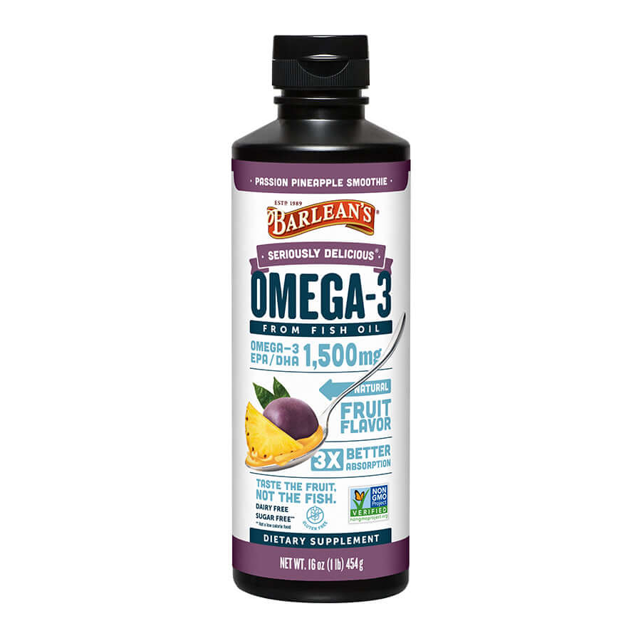 Barleans Omega 3 Fish Oil Passion Pineapple
