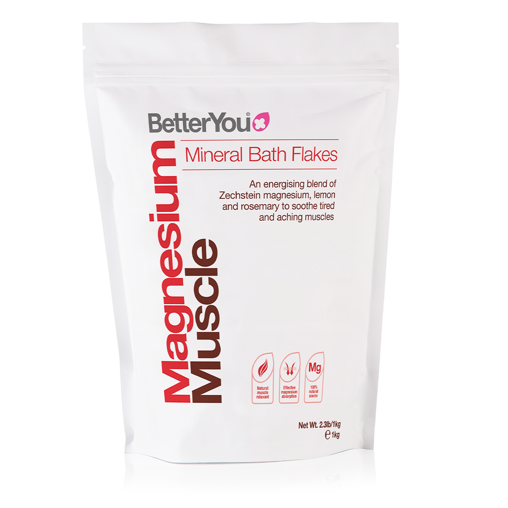 BetterYou Magnesium Muscle Bath Flakes 1kg