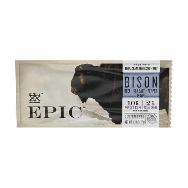 Epic BAR BISON BEEF SEA SALT PEPPER