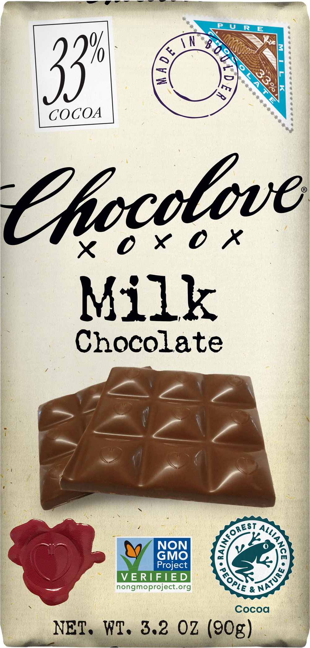 Chocolove Milk Chocolate Bar