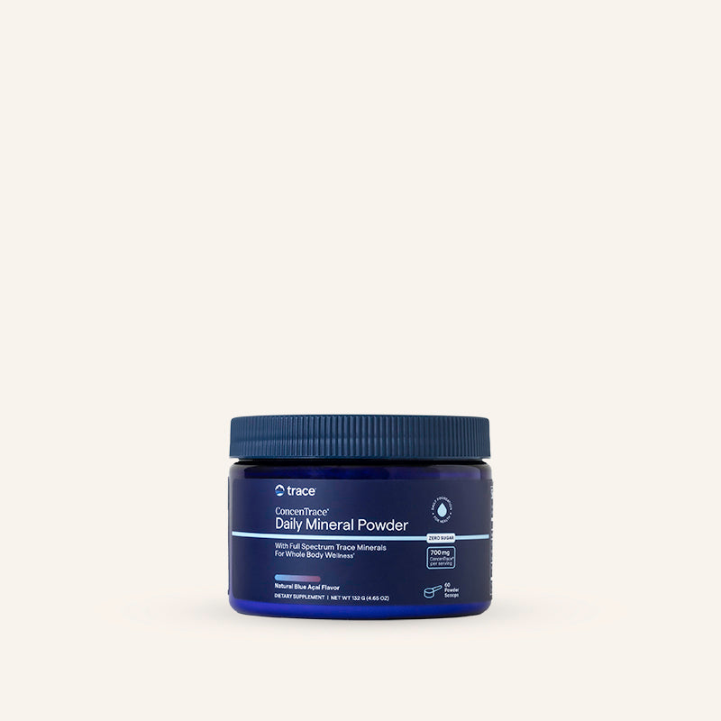 Trace Minerals ConcenTrace Daily Mineral Powder Blue Acai