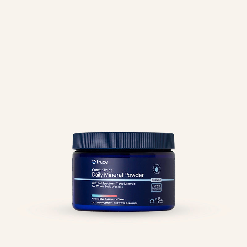 Trace Minerals ConcenTrace Daily Mineral Powder Blue Raspberry