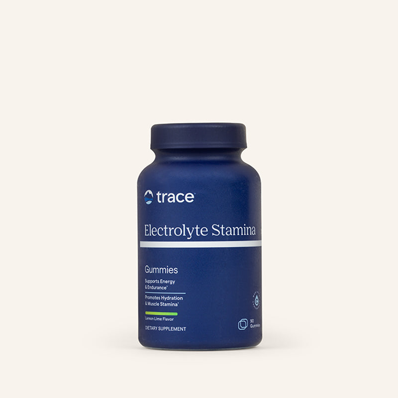 Trace Minerals Research Elctrolyte Stamina Gummies Lemon Lime