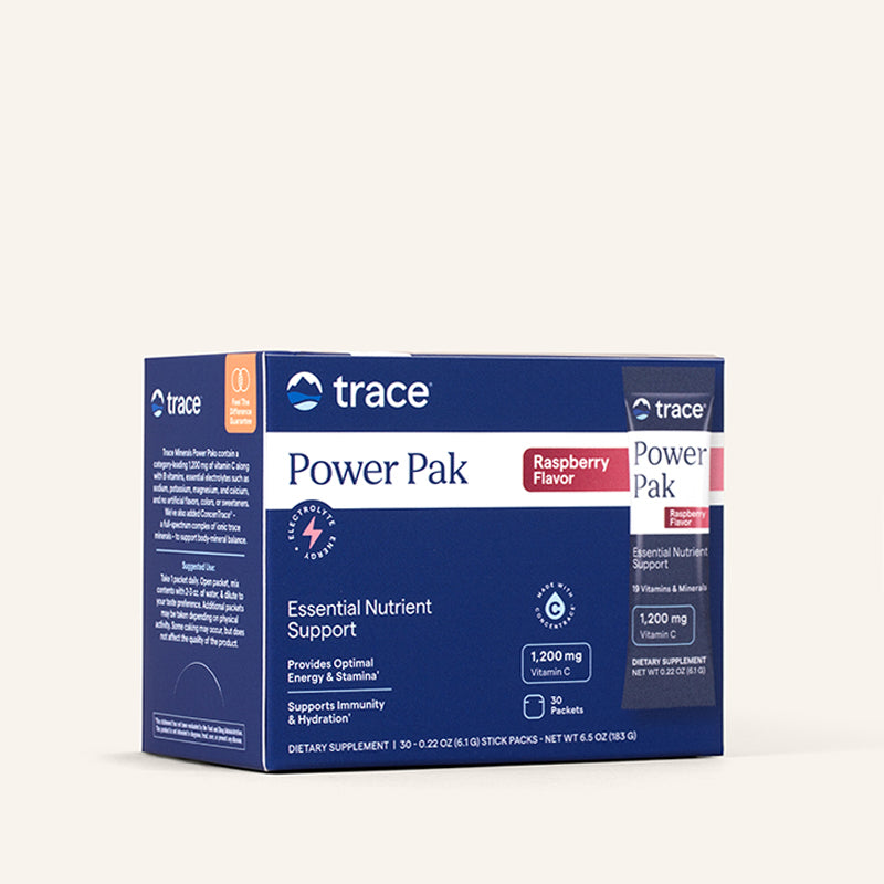 Trace Minerals Electrolyte Stamina Power Pak Raspberry