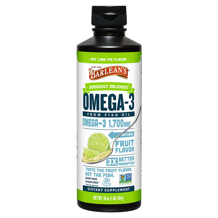 Barleans Omega3 Fish Oil Key Lime Pie