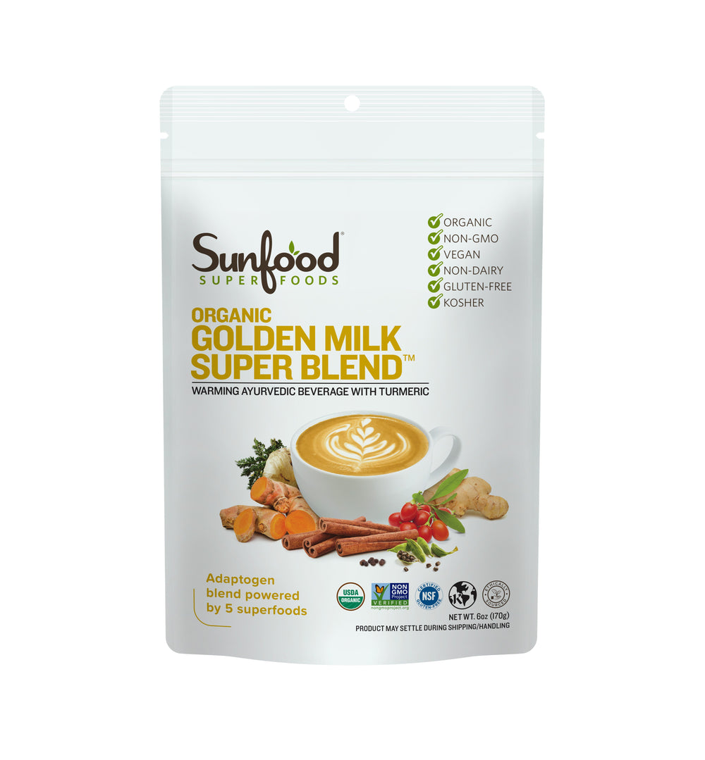Sunfood Superfoods Organic Golden Milk Super Blend 6 oz